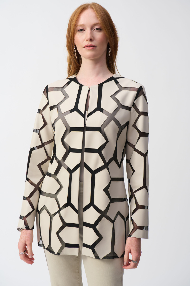 Jacke aus Kunstleder