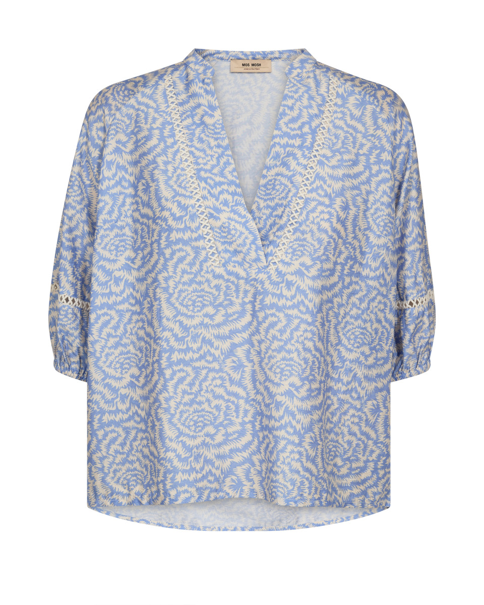 Gemusterte Bluse