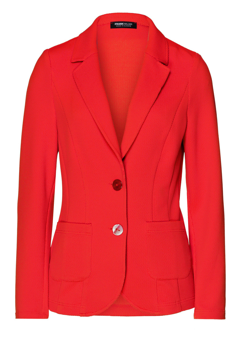 Blazer mit aufgesetzten Taschen rot