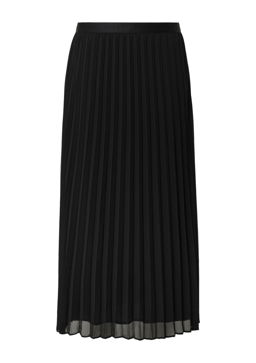 Plissierter Chiffonrock