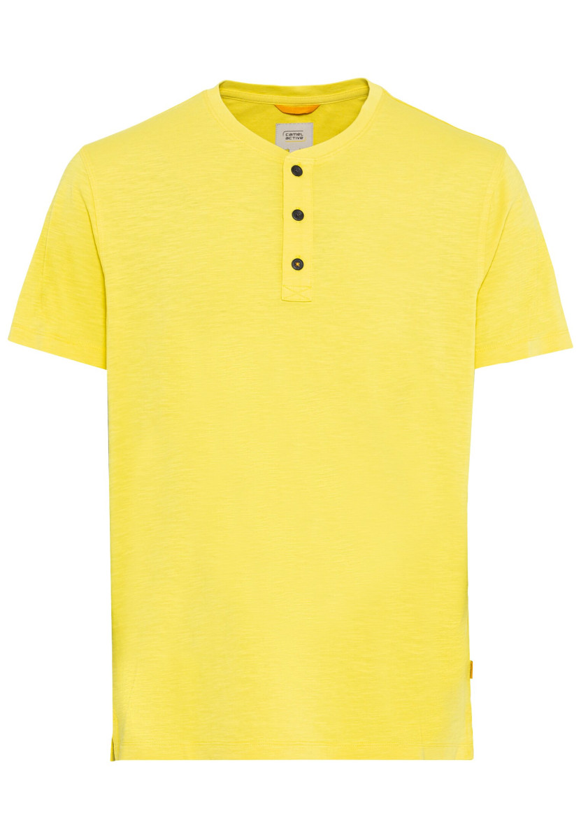 Henley-Shirt gelb