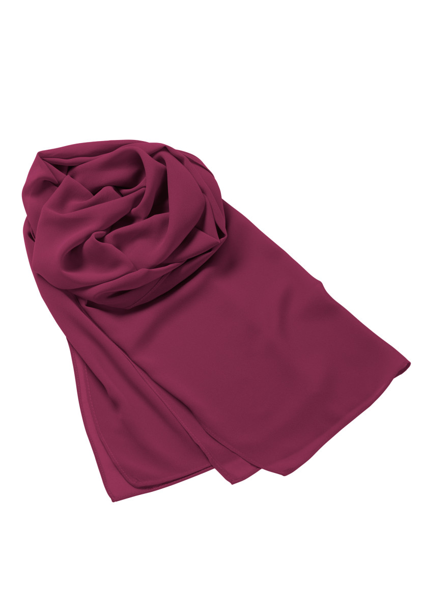 Stola aus Chiffon beere