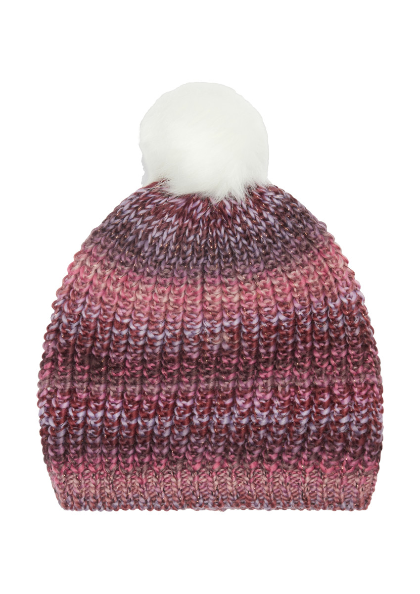 Strickmütze mit Fleece-Einsatz