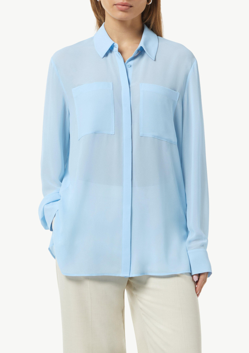 Leicht transparente Bluse