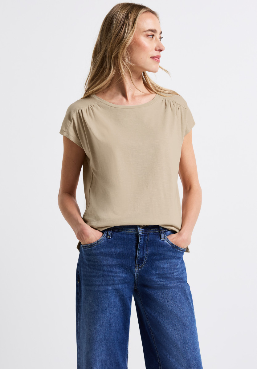 Shirt mit Raffung