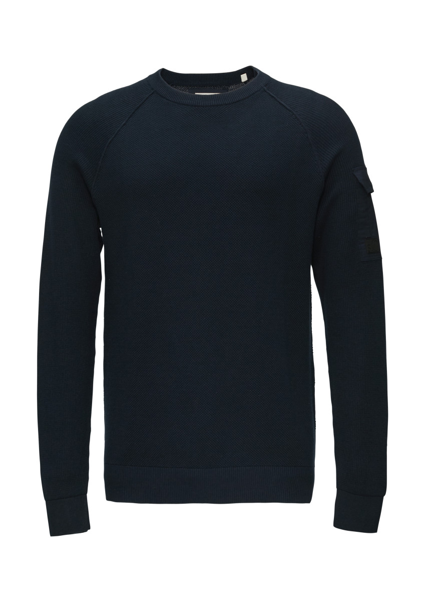 s.Oliver Strickpullover blau