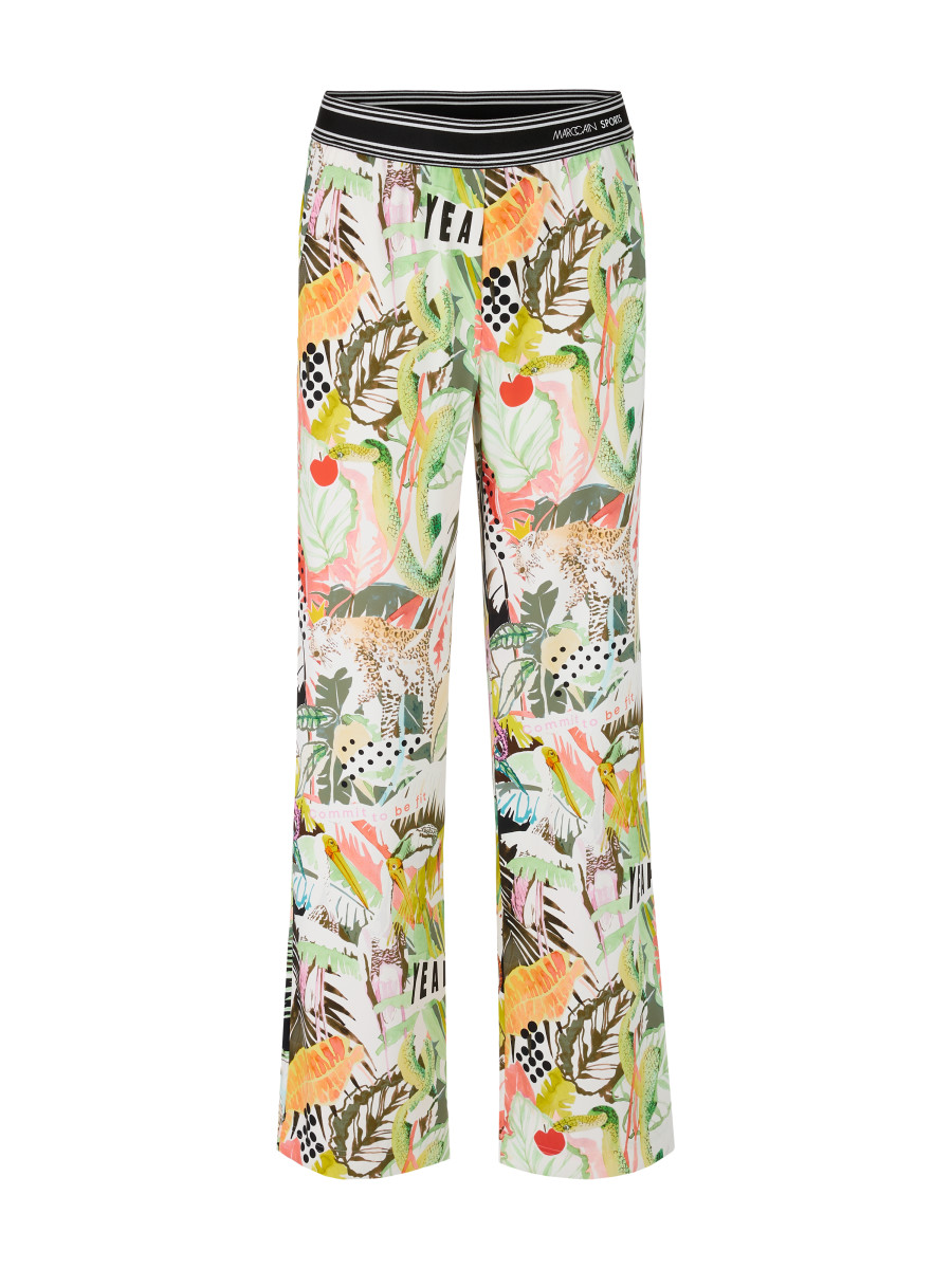 Weite Hose mit Print