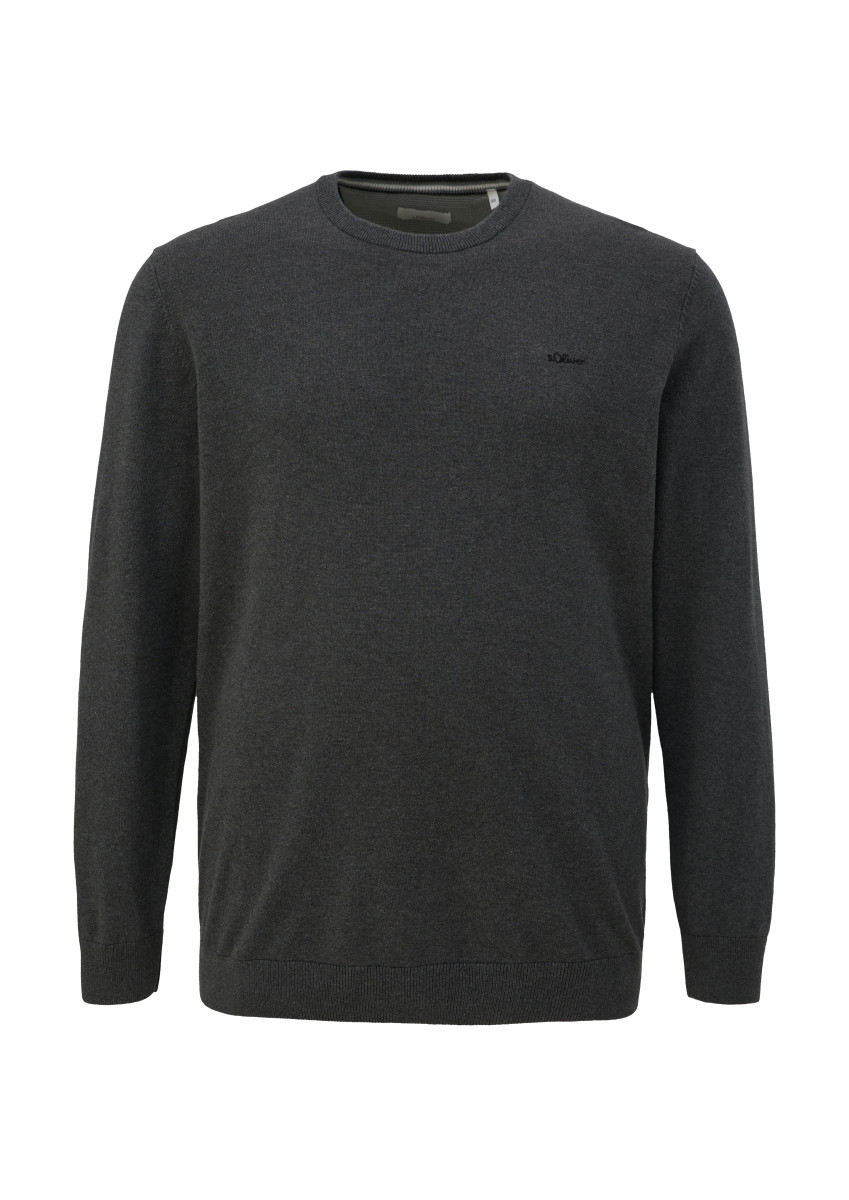 Strickpullover grau