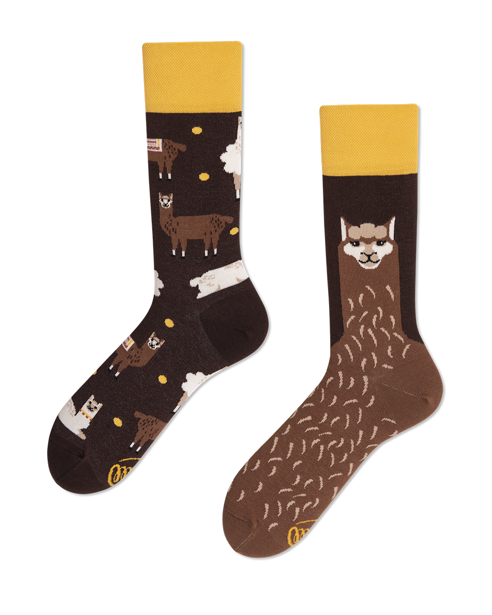 Socken "Fluffy Alpaka"
