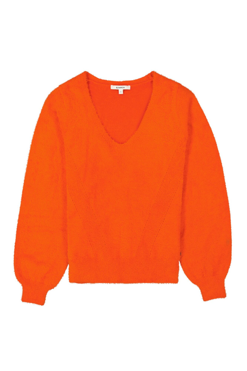 Pullover orange