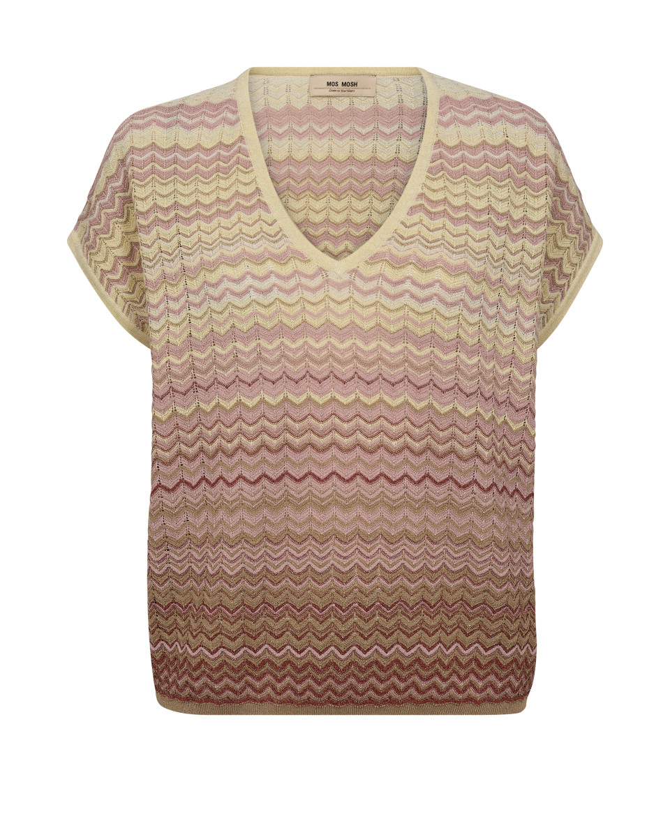 Kurzarm-Strickpullover