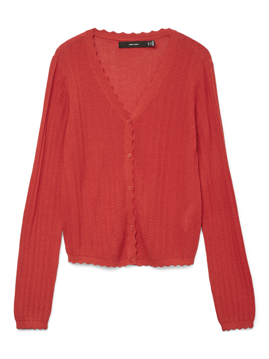 Strickjacke rot