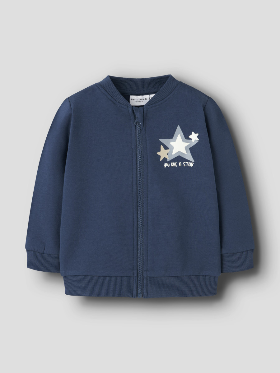 Sweatjacke dunkelblau