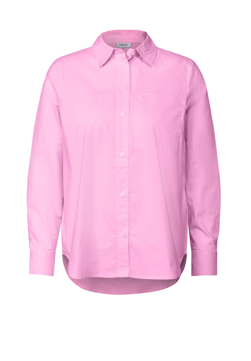 Sommerliche Hemdbluse rosa