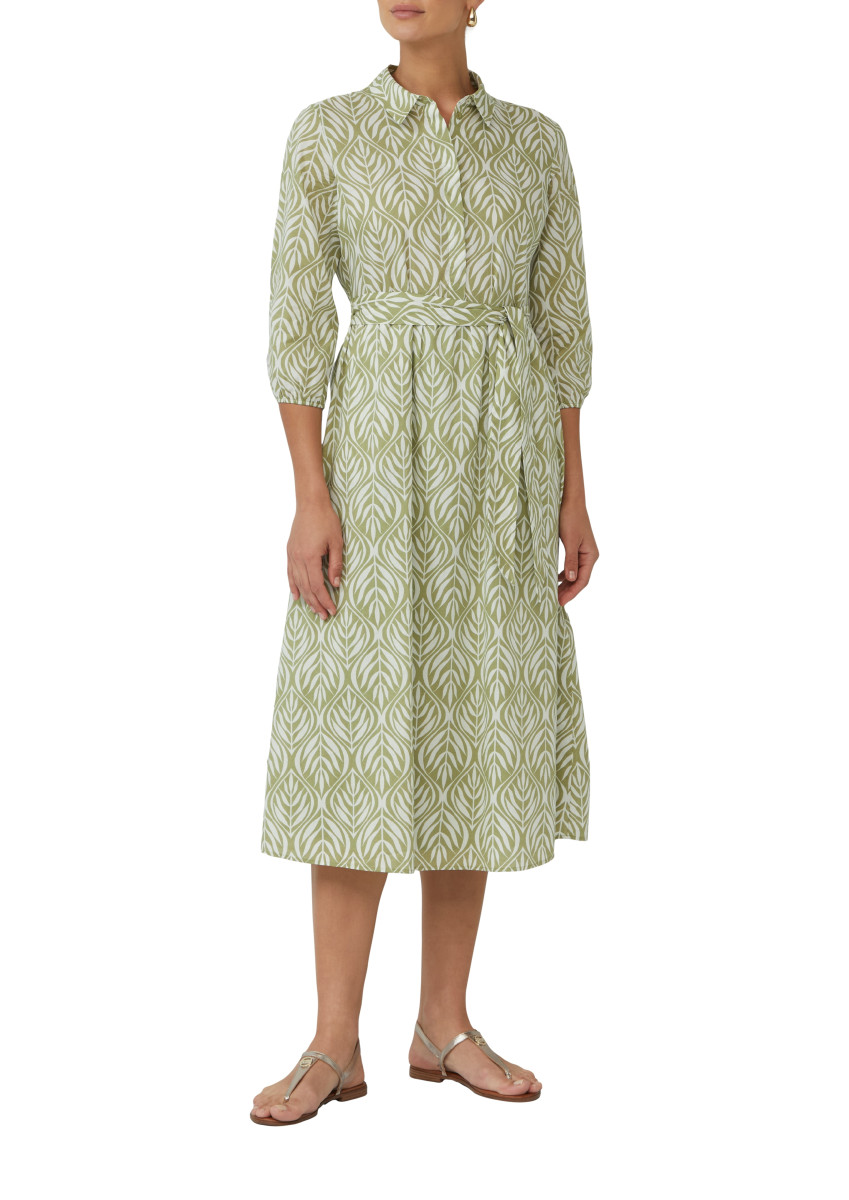 Midikleid mit Hemdkragen