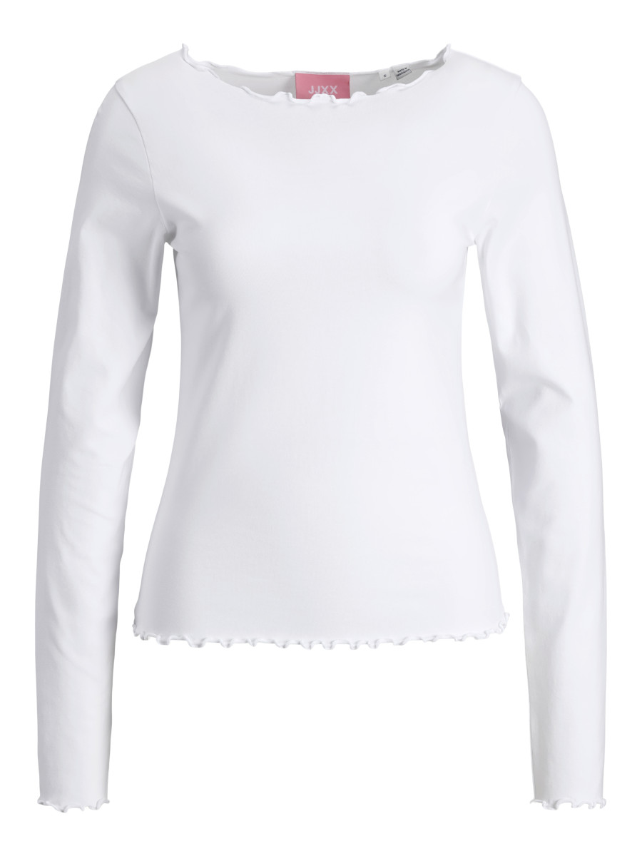 Langarmshirt weiß