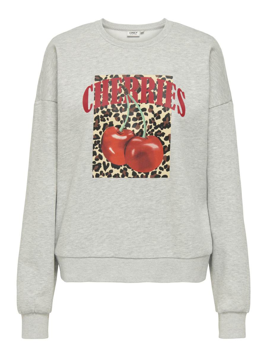 Sweatshirt hellgrau