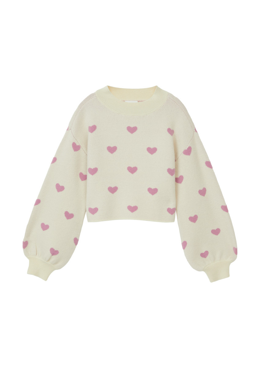 Kurzer Strickpullover