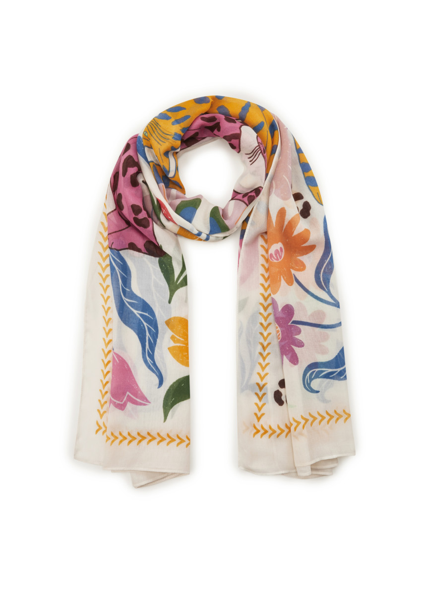 Schal aus recyceltem Polyester