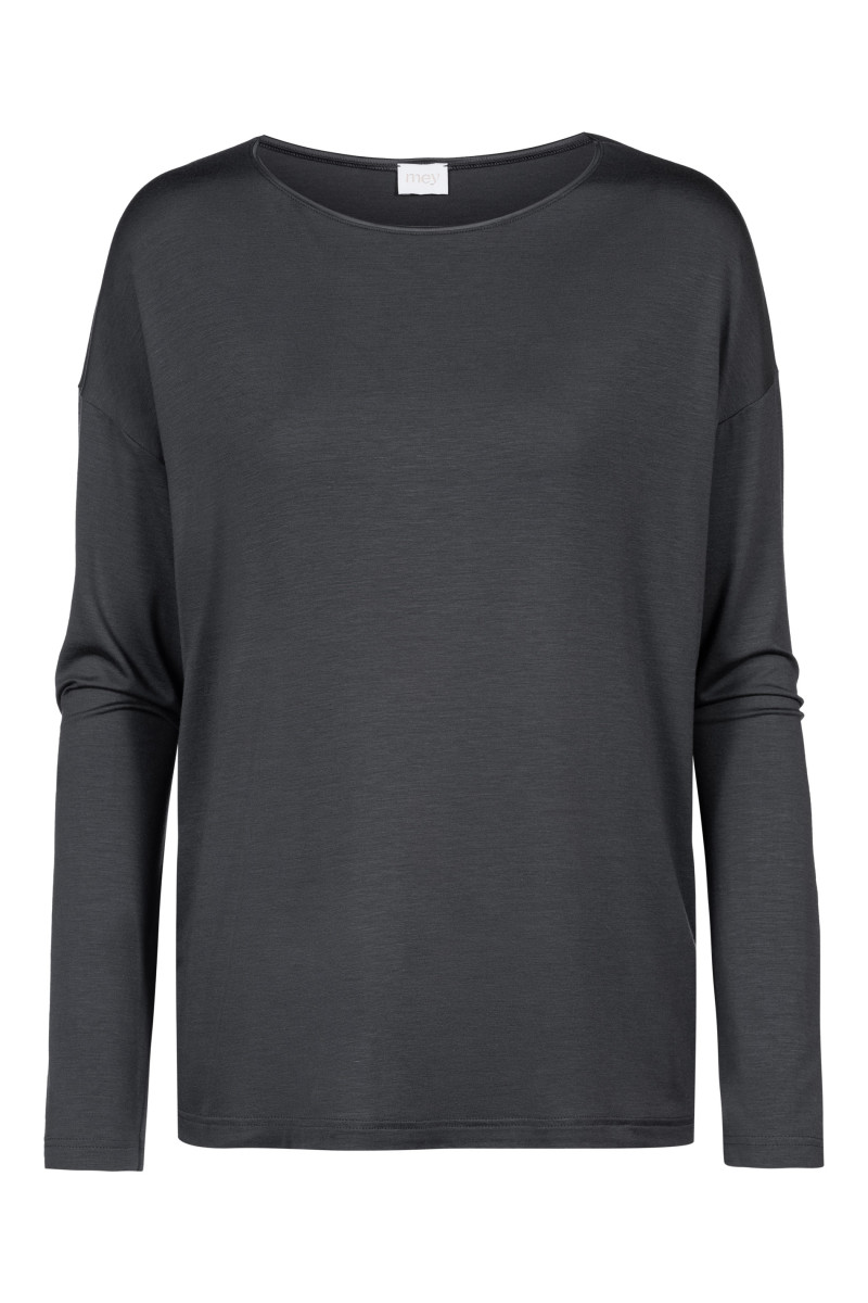 Langarmshirt dunkelgrau