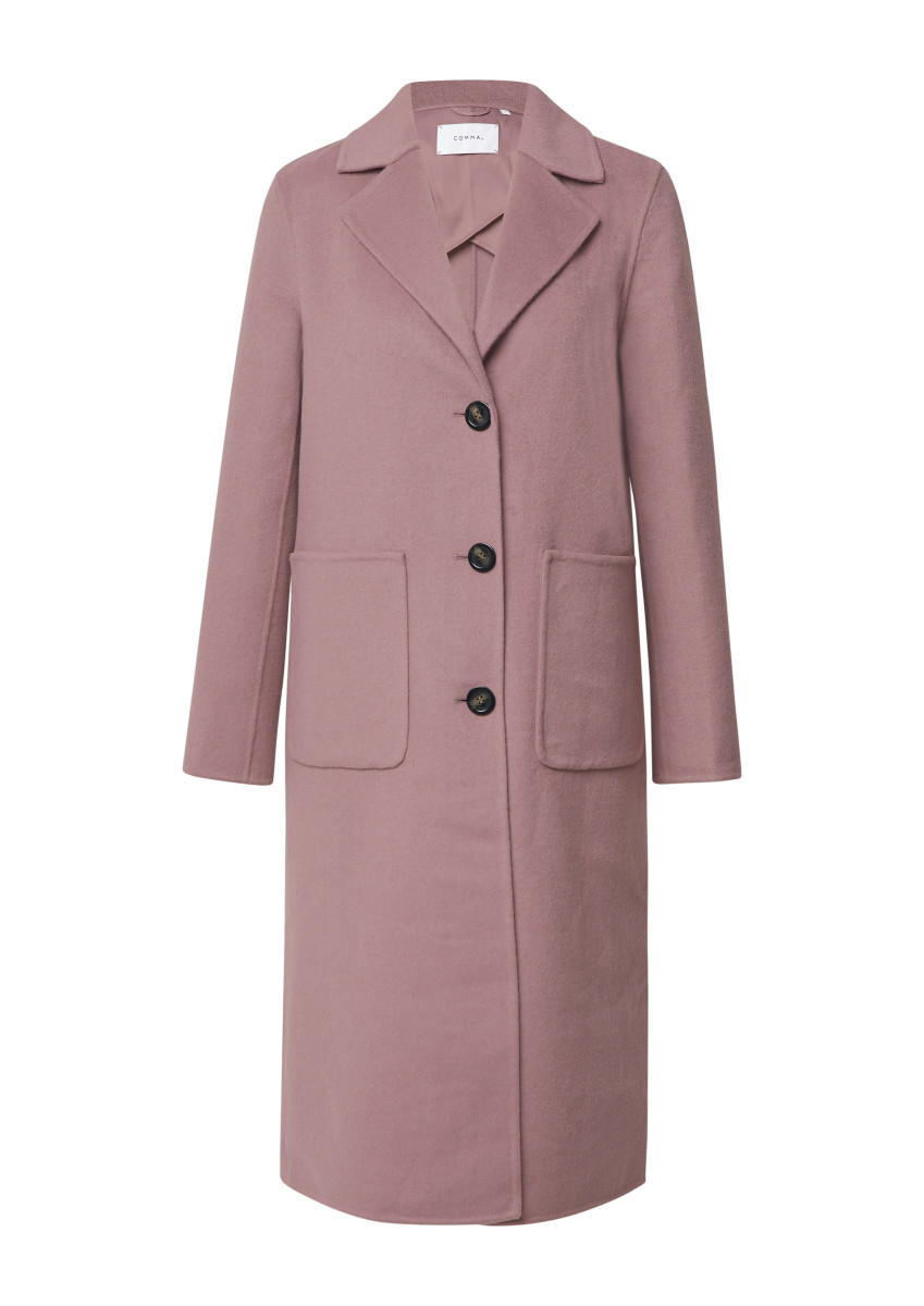 Langer Doubleface-Mantel