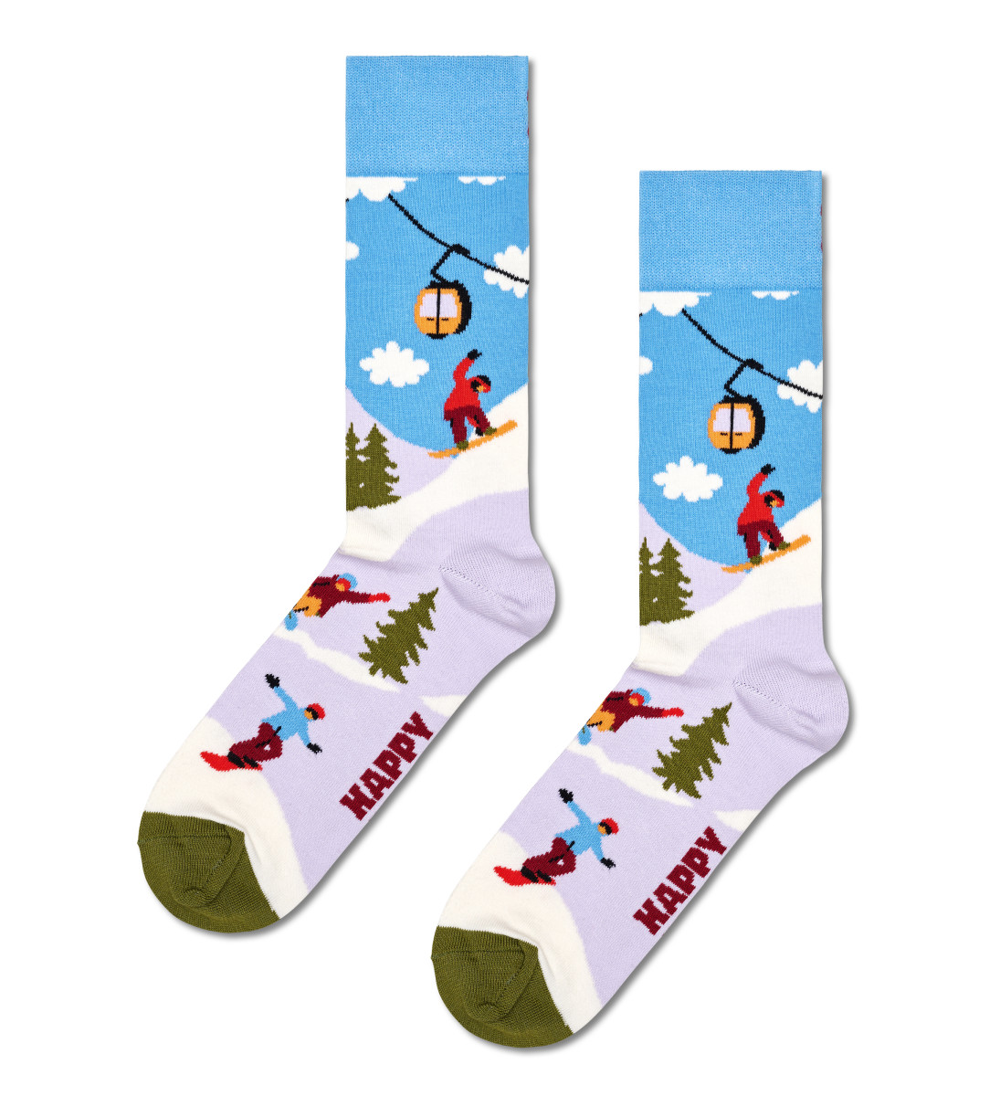 Socken "Snowboard"