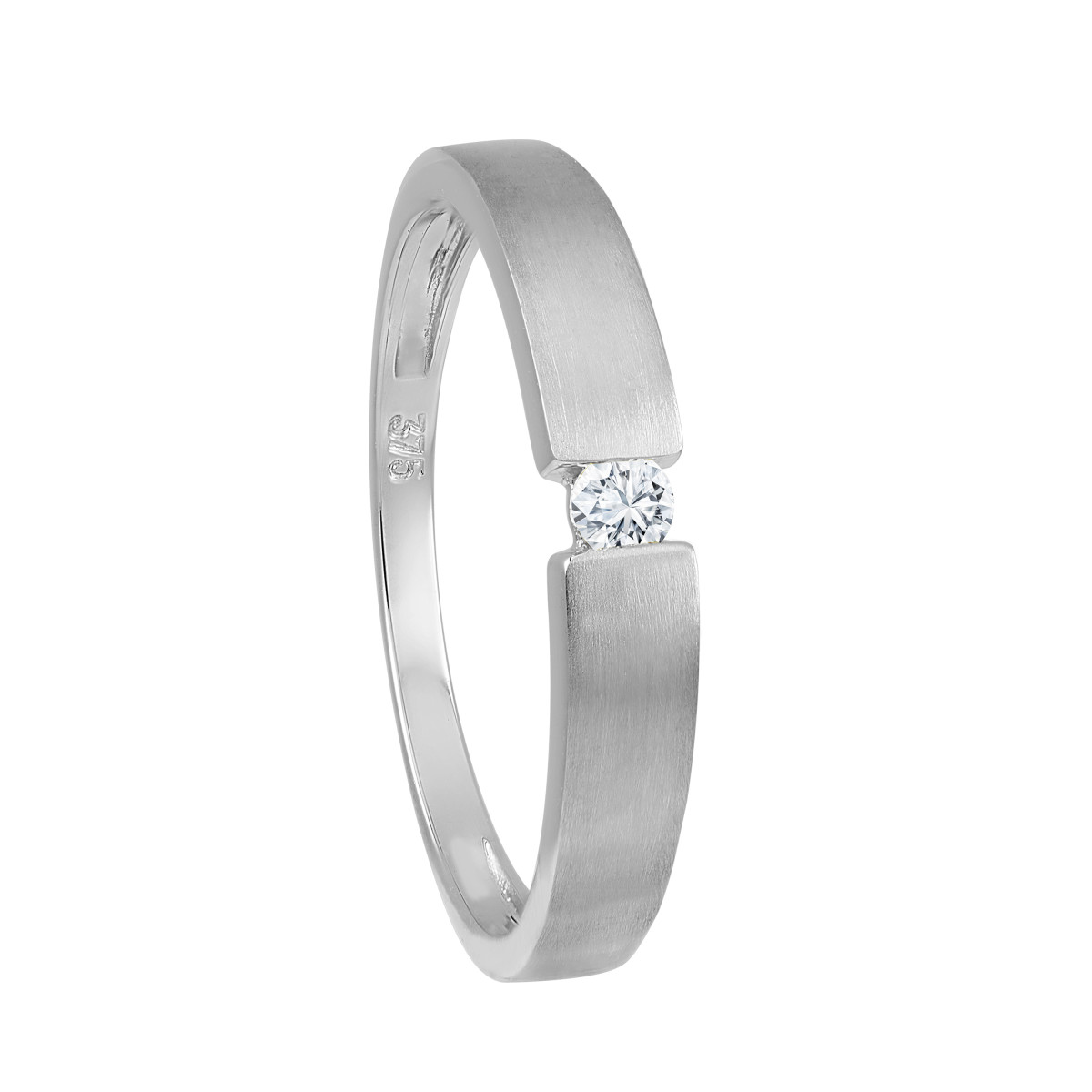 Ring 375 WG 1 Diamant