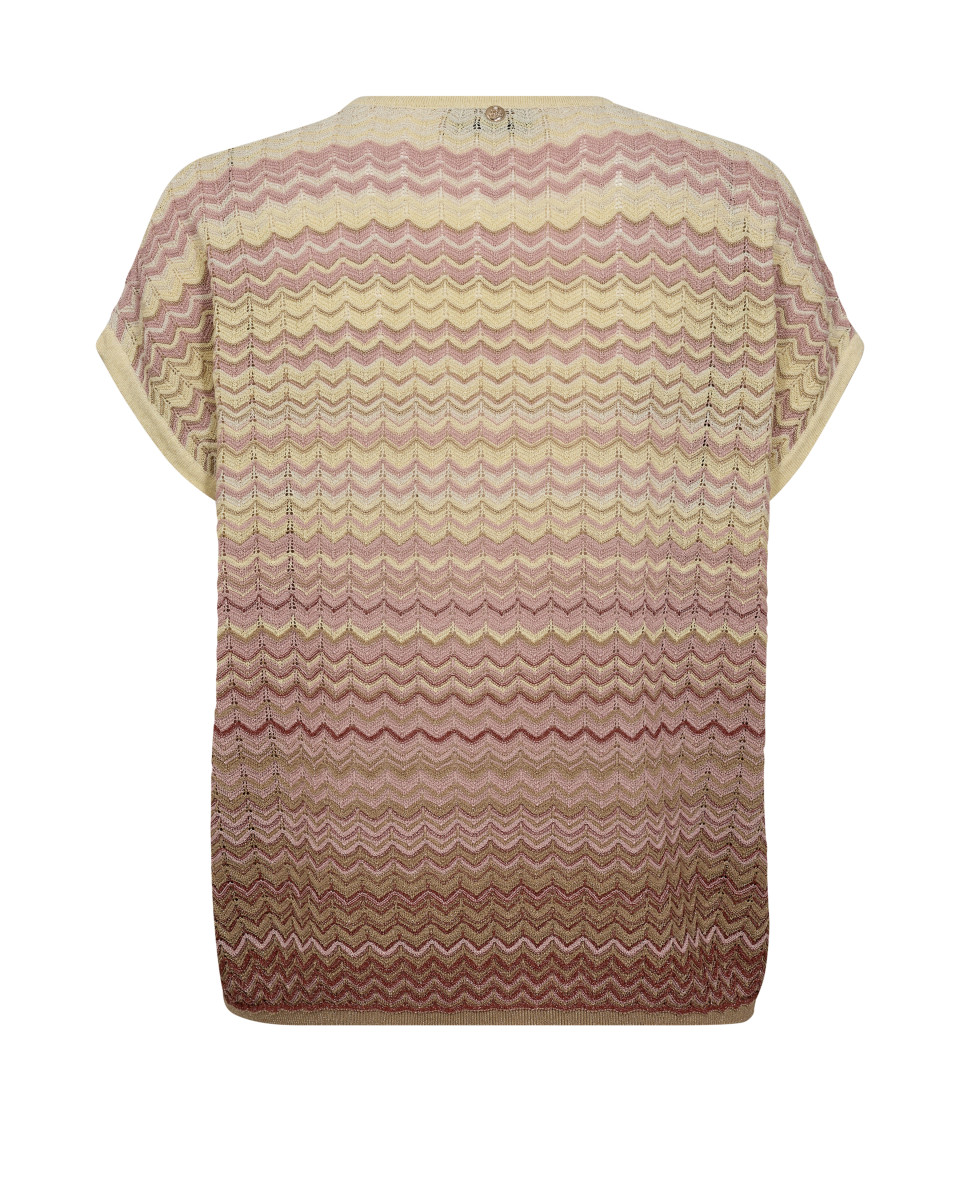 Kurzarm-Strickpullover