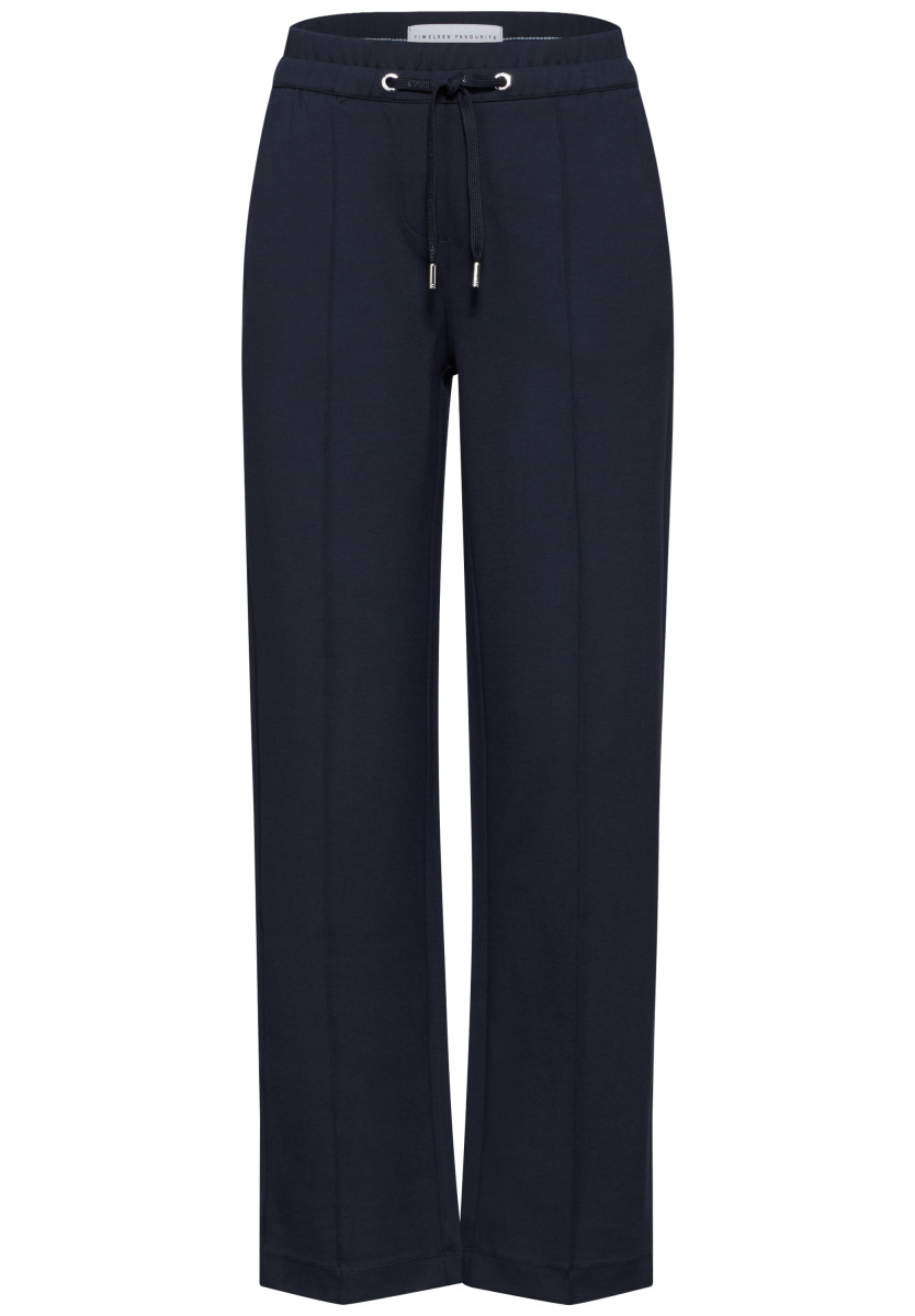 Straight Leg Hose dunkelblau