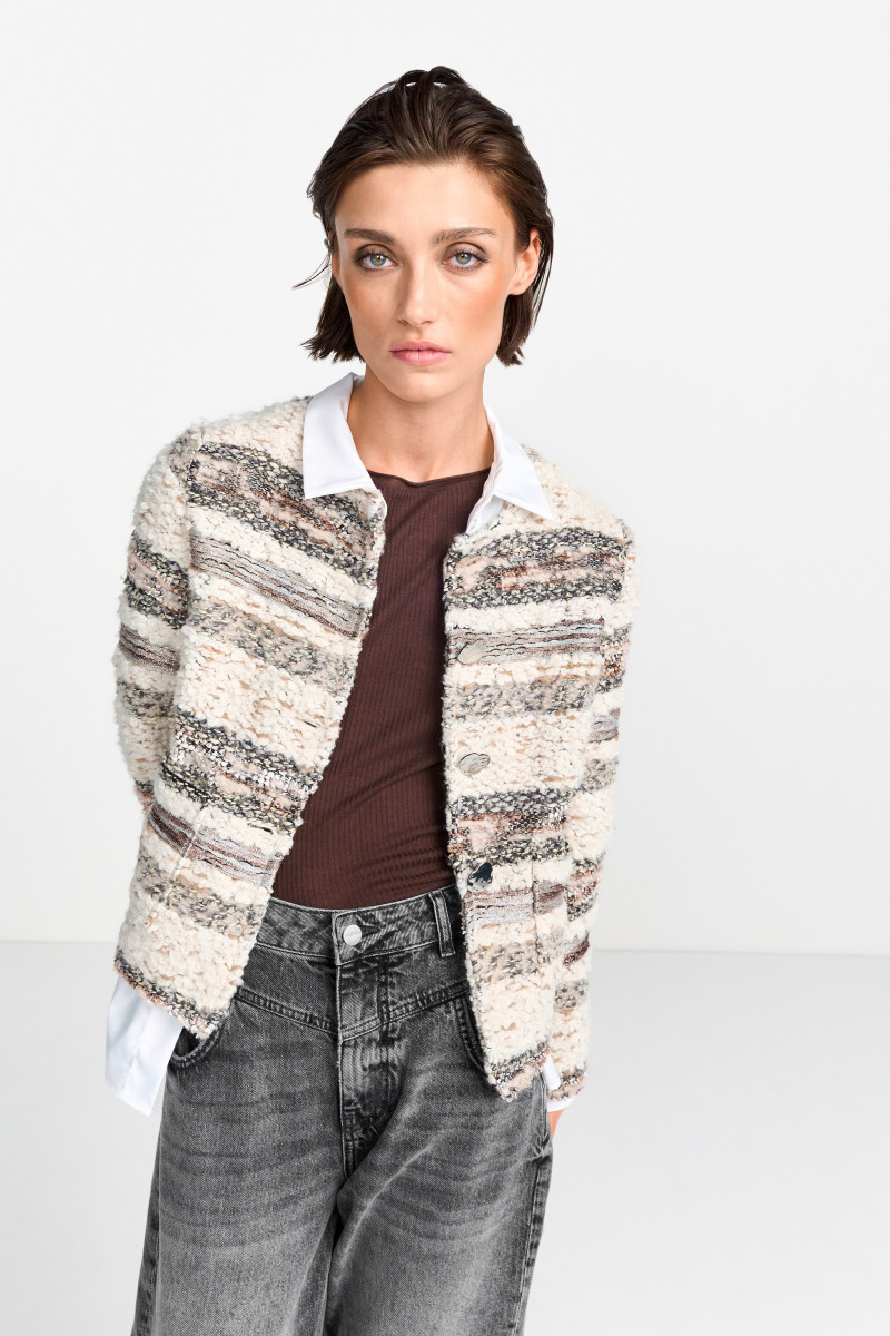 Bouclé Jacke