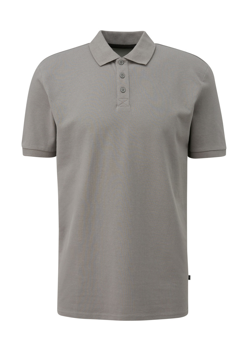 Polo-Shirt aus Baumwolle grau