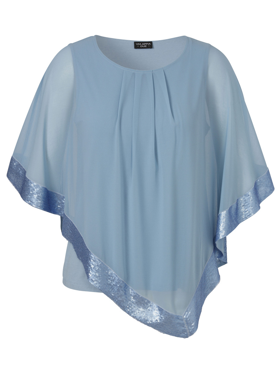 Bluse hellblau