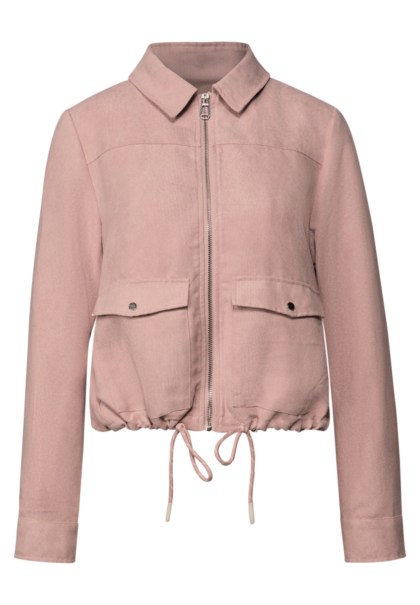 Cordjacke mit Zipper