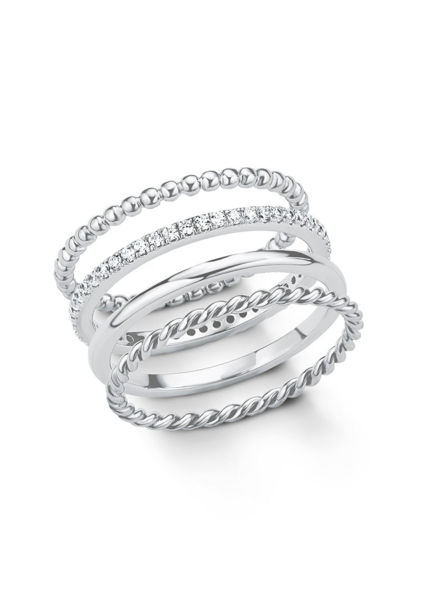 Steckringe mit Zirkonia