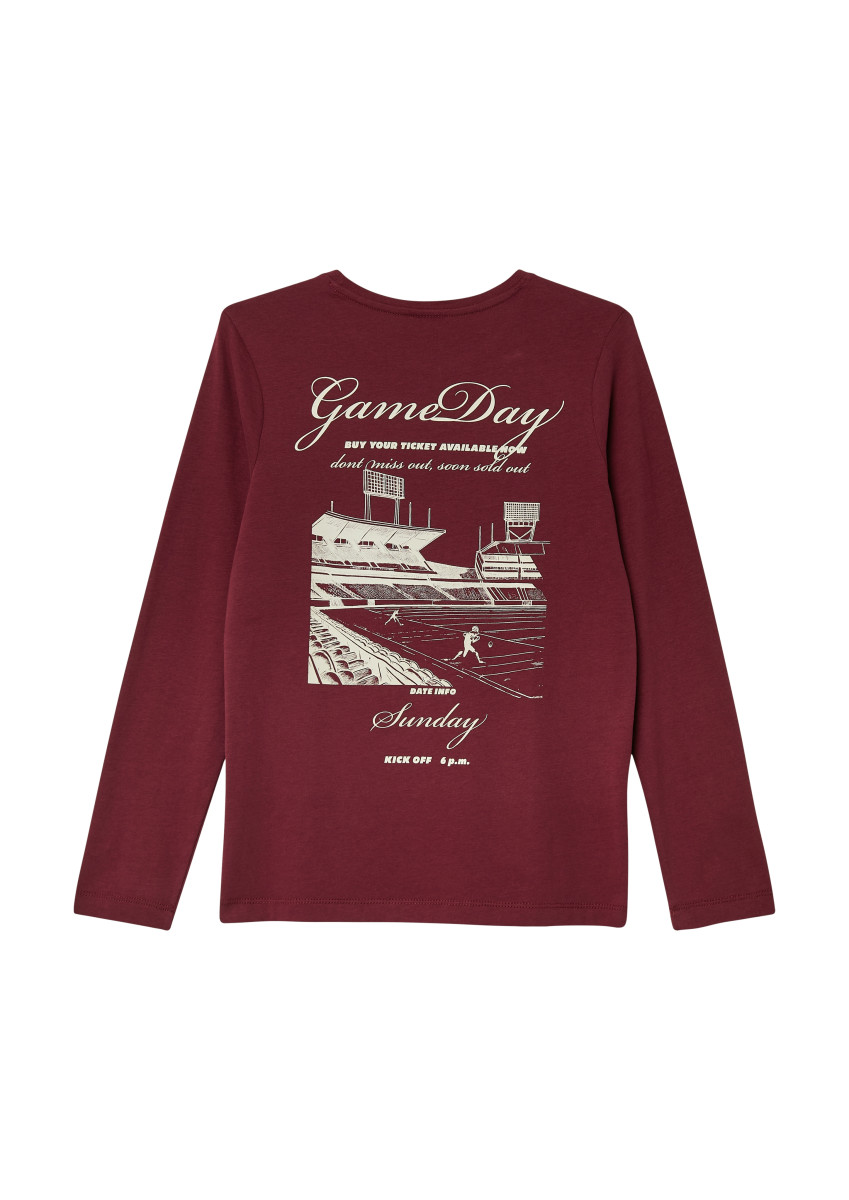 Longsleeve mit Rückenprint