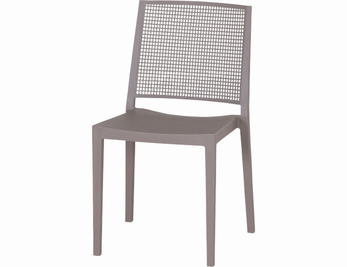 Stapelstuhl taupe