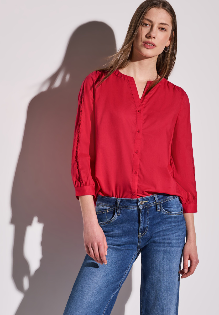 Bluse mit Tapedetails