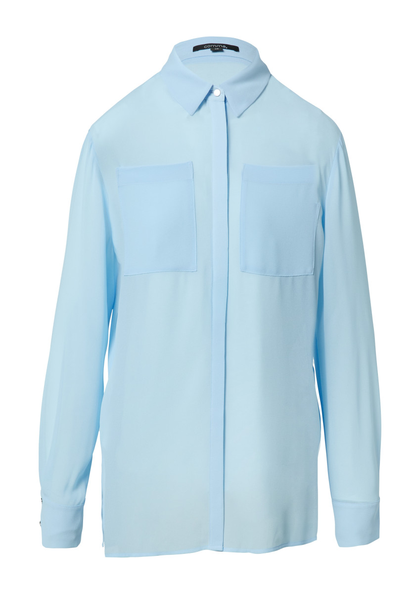 Leicht transparente Bluse