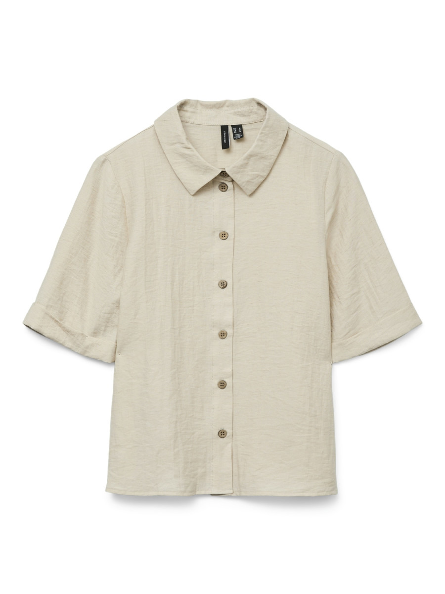 Hemd "Vmheaven" beige