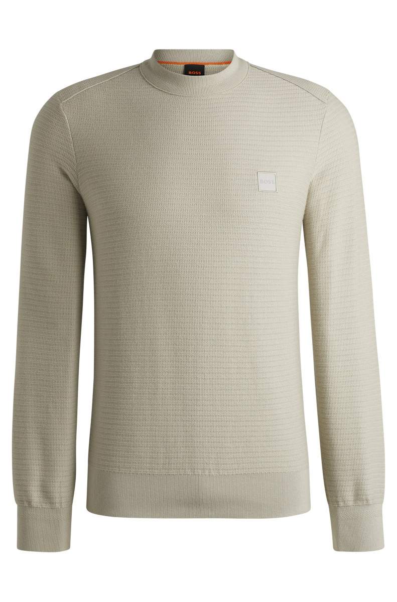 Pullover mit Logo-Aufnäher