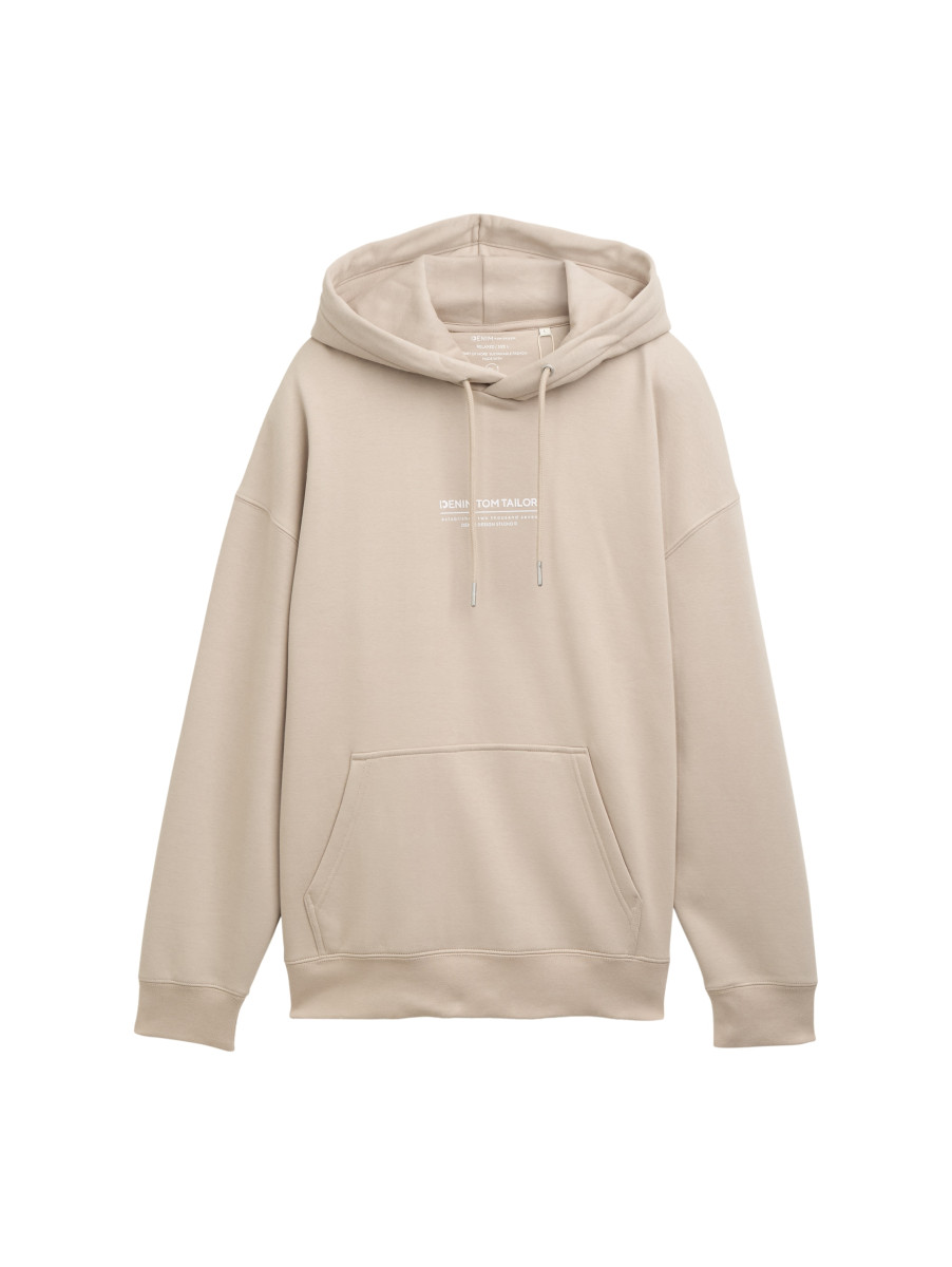 Relaxed Hoodie beige