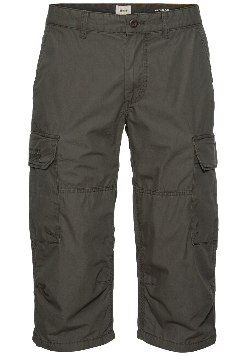 3/4 Cargo Shorts dunkelgrün