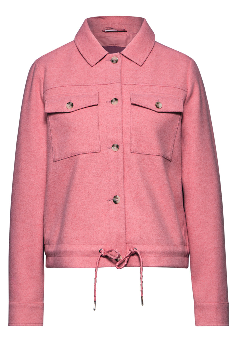 Jacke in Wolloptik