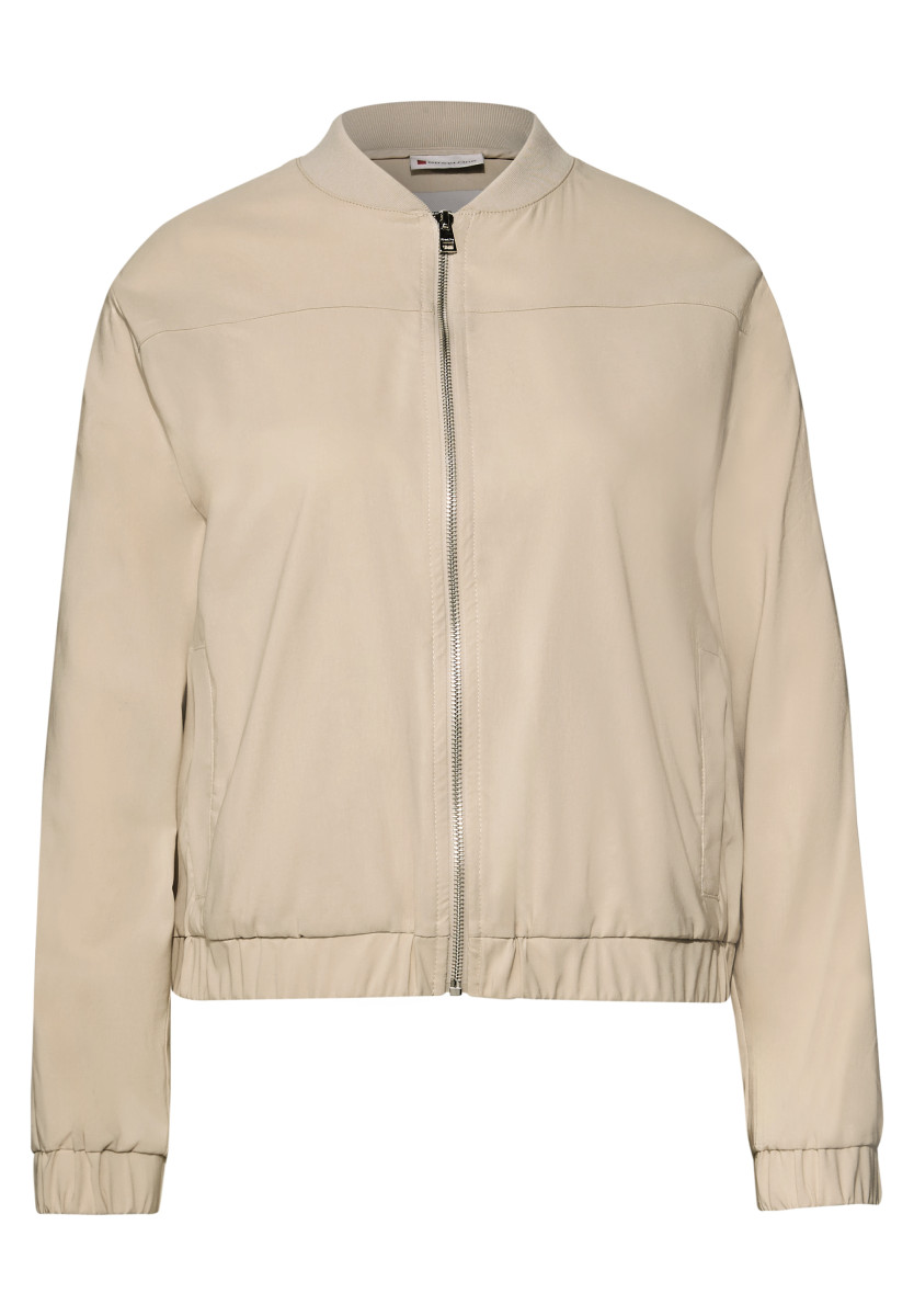 Blouson in Unifarbe