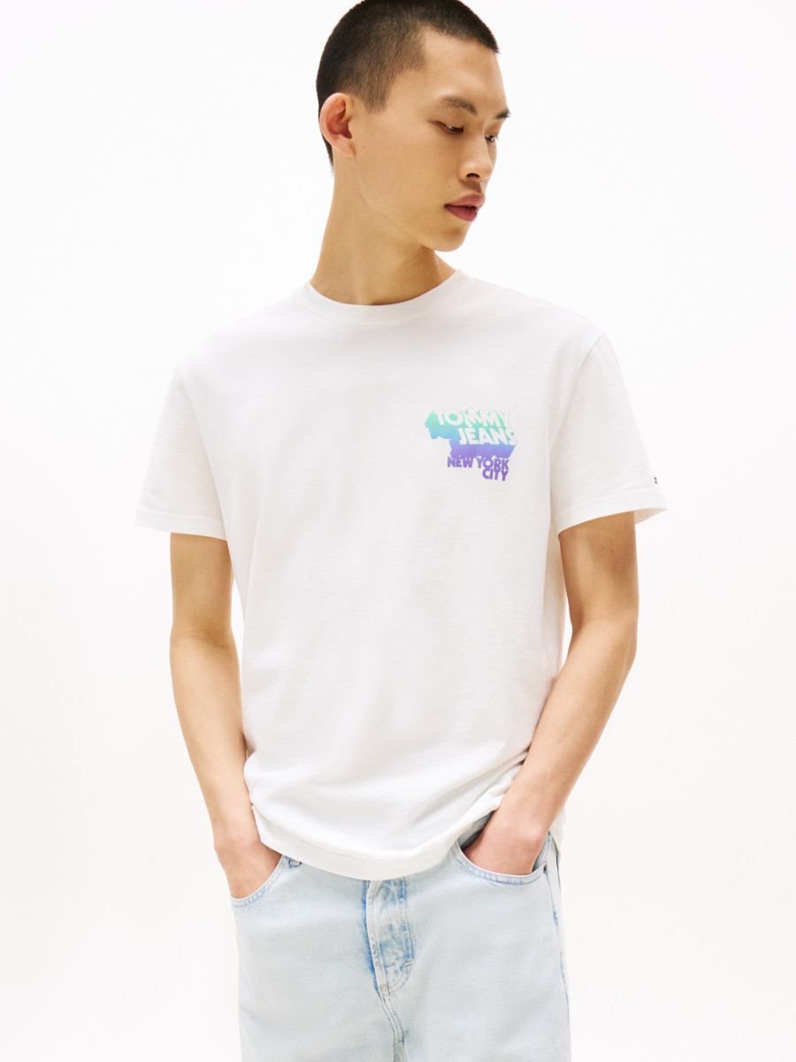T-Shirt mit Rückenprint