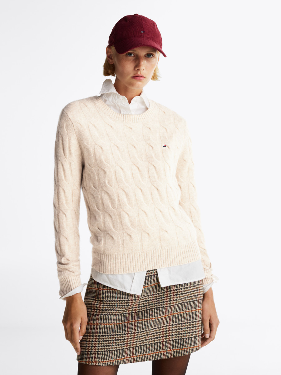 Strickpullover beige