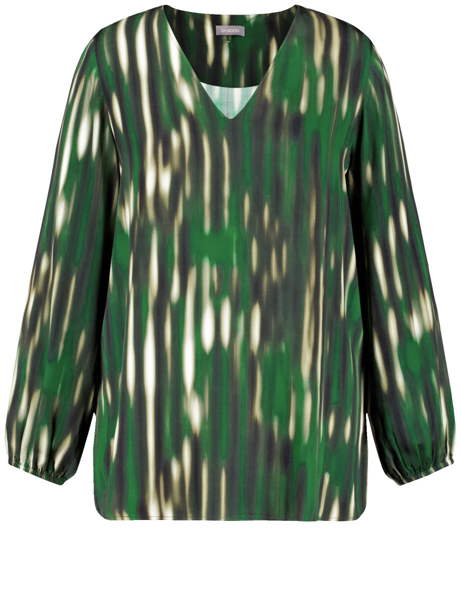 Bluse mit V-Ausschnitt