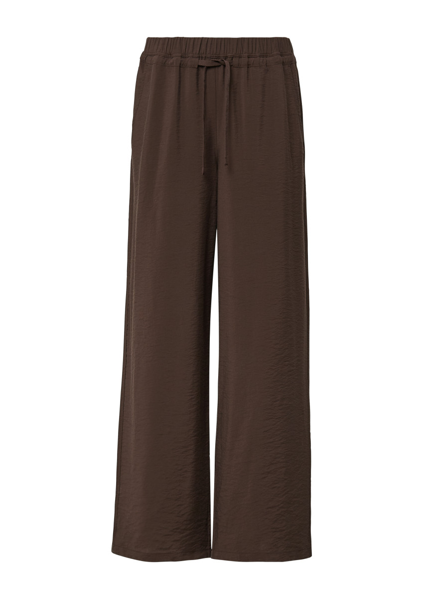 Strukturierte Wide-Leg-Hose