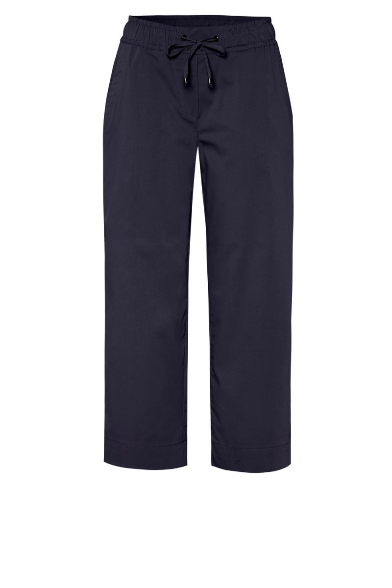 Wide-Leg-Hose "Pia" dunkelblau