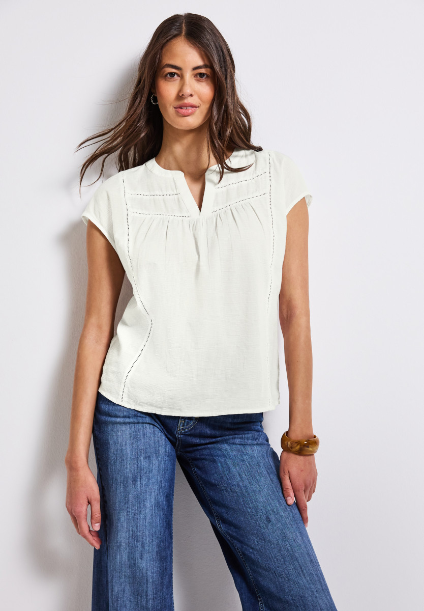 Bluse mit Tape-Details